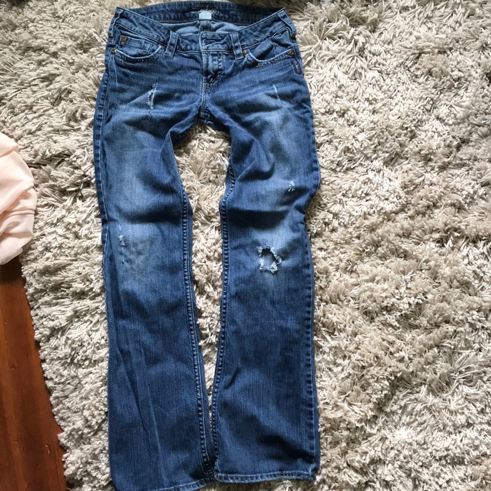 Silver pioneer jeans